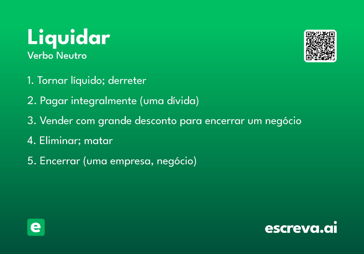 liquidar