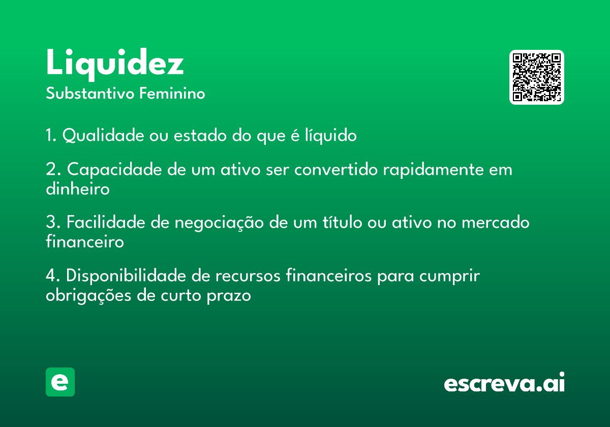 liquidez