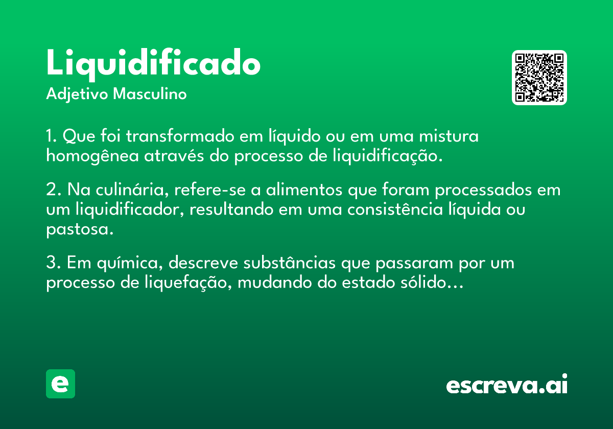 liquidificado