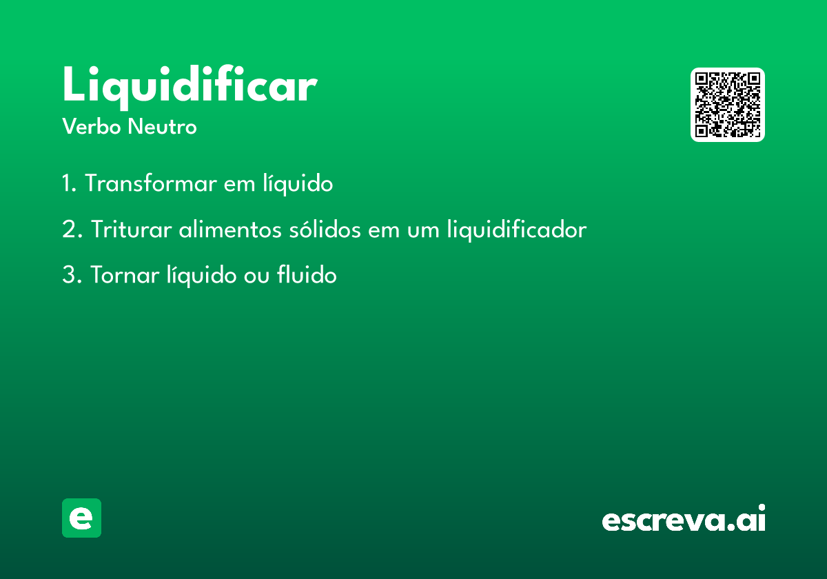 liquidificar