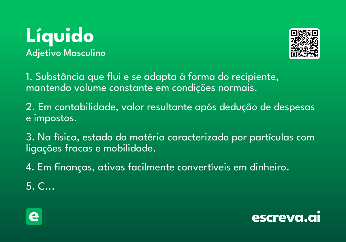 líquido