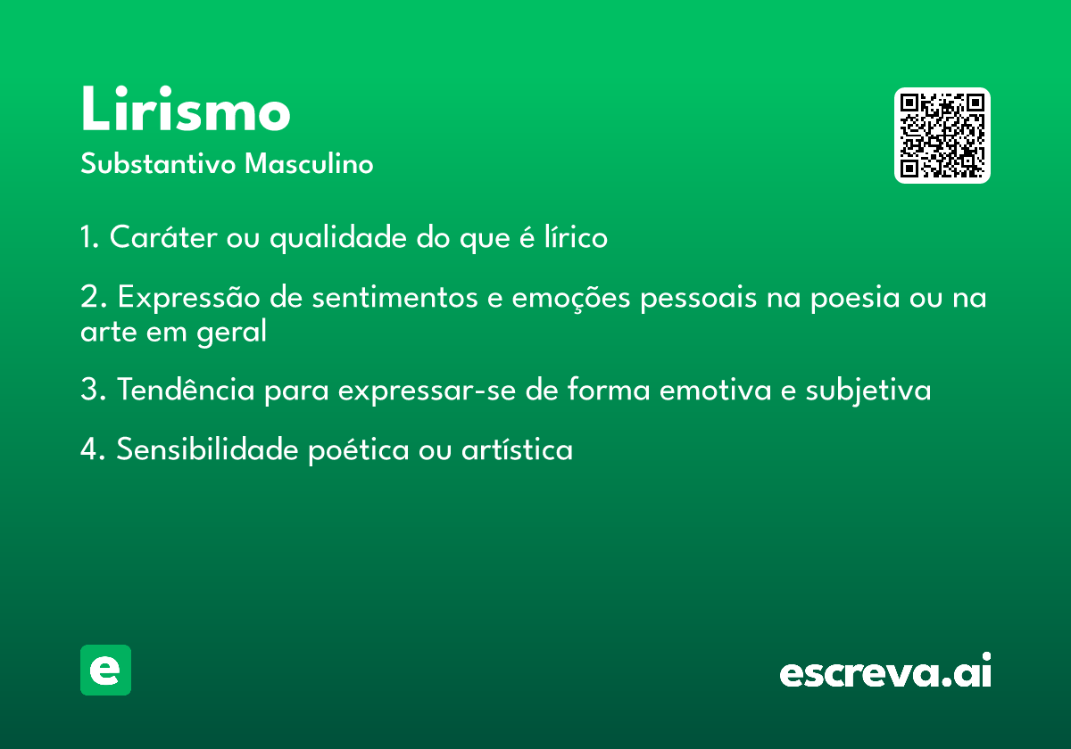 lirismo