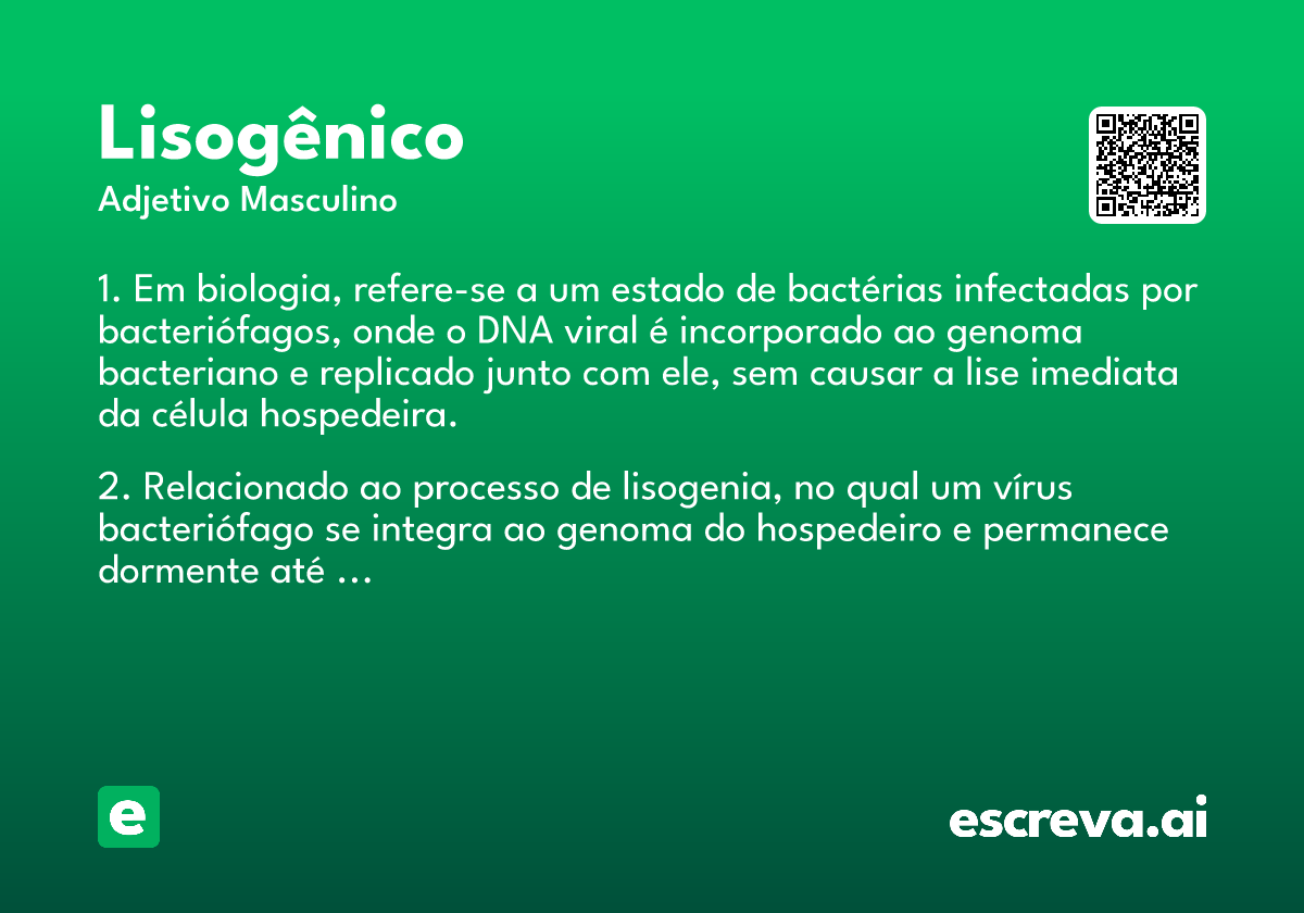 lisogênico