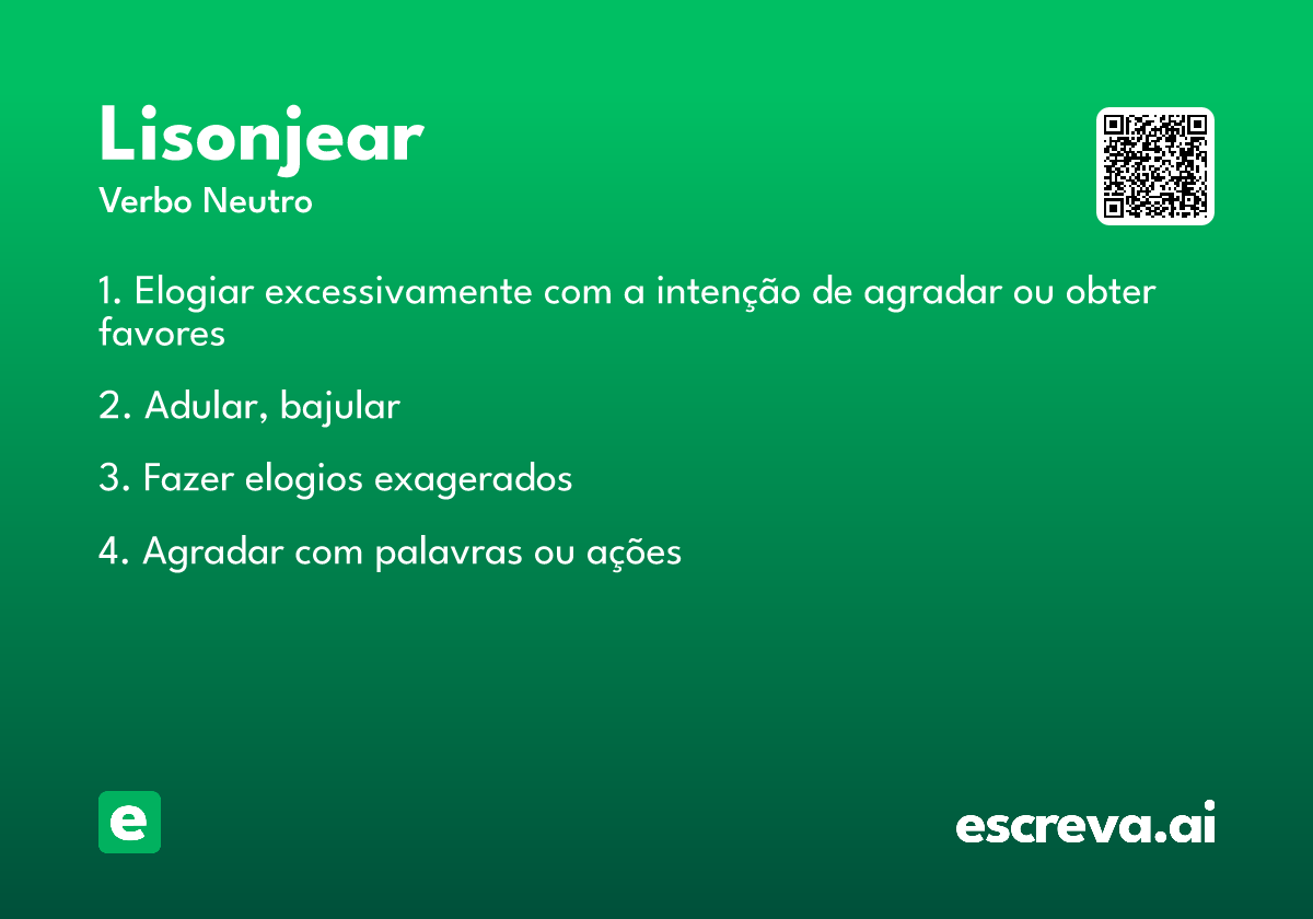 lisonjear