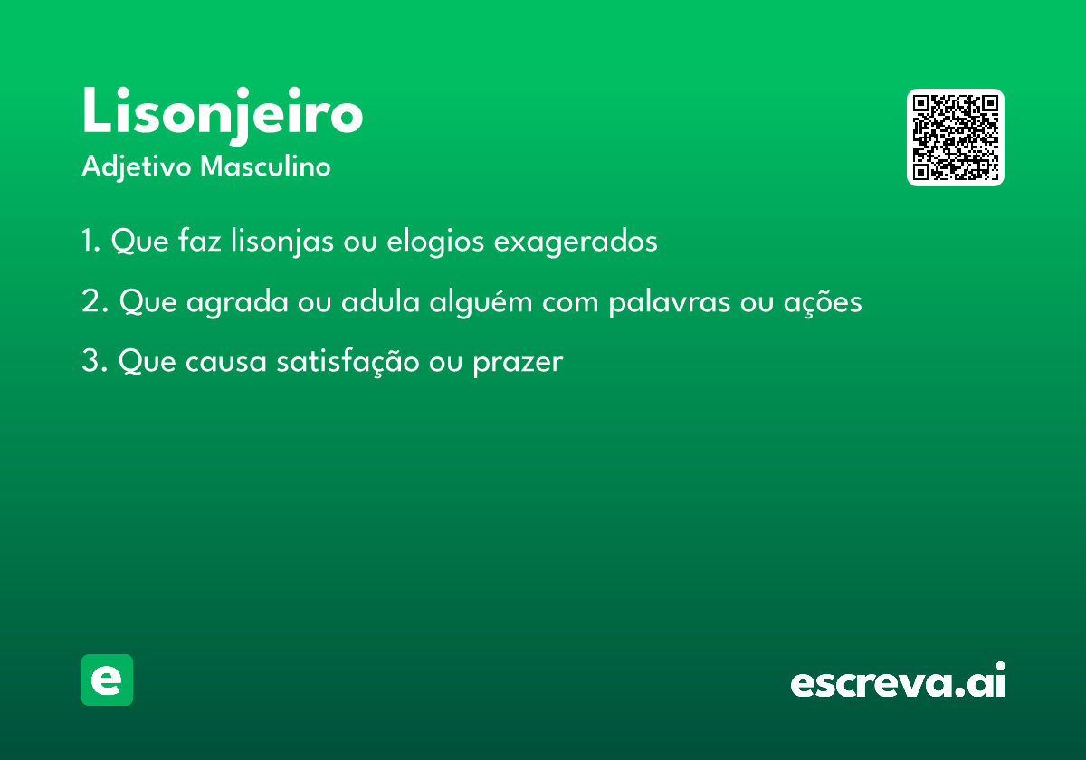 lisonjeiro