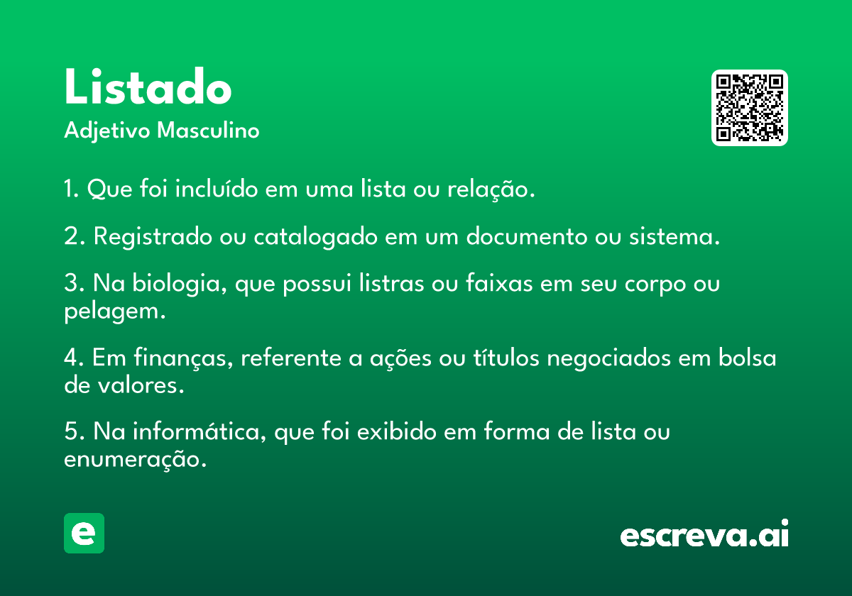 listado