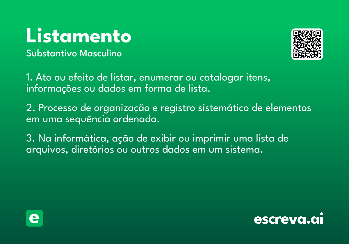 listamento