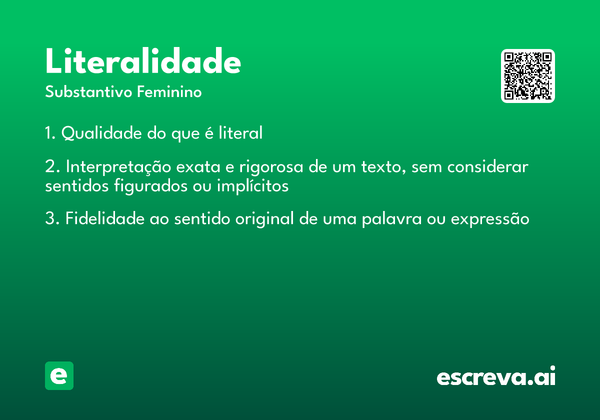 literalidade
