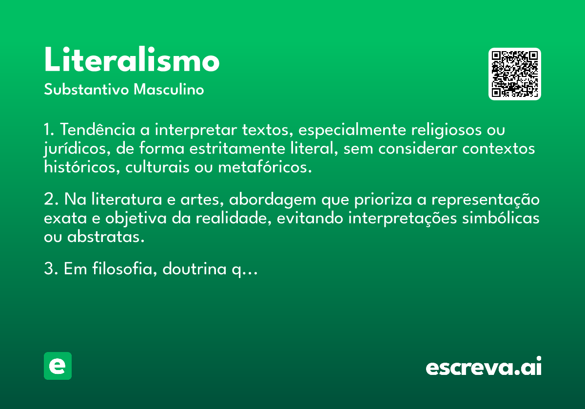 literalismo
