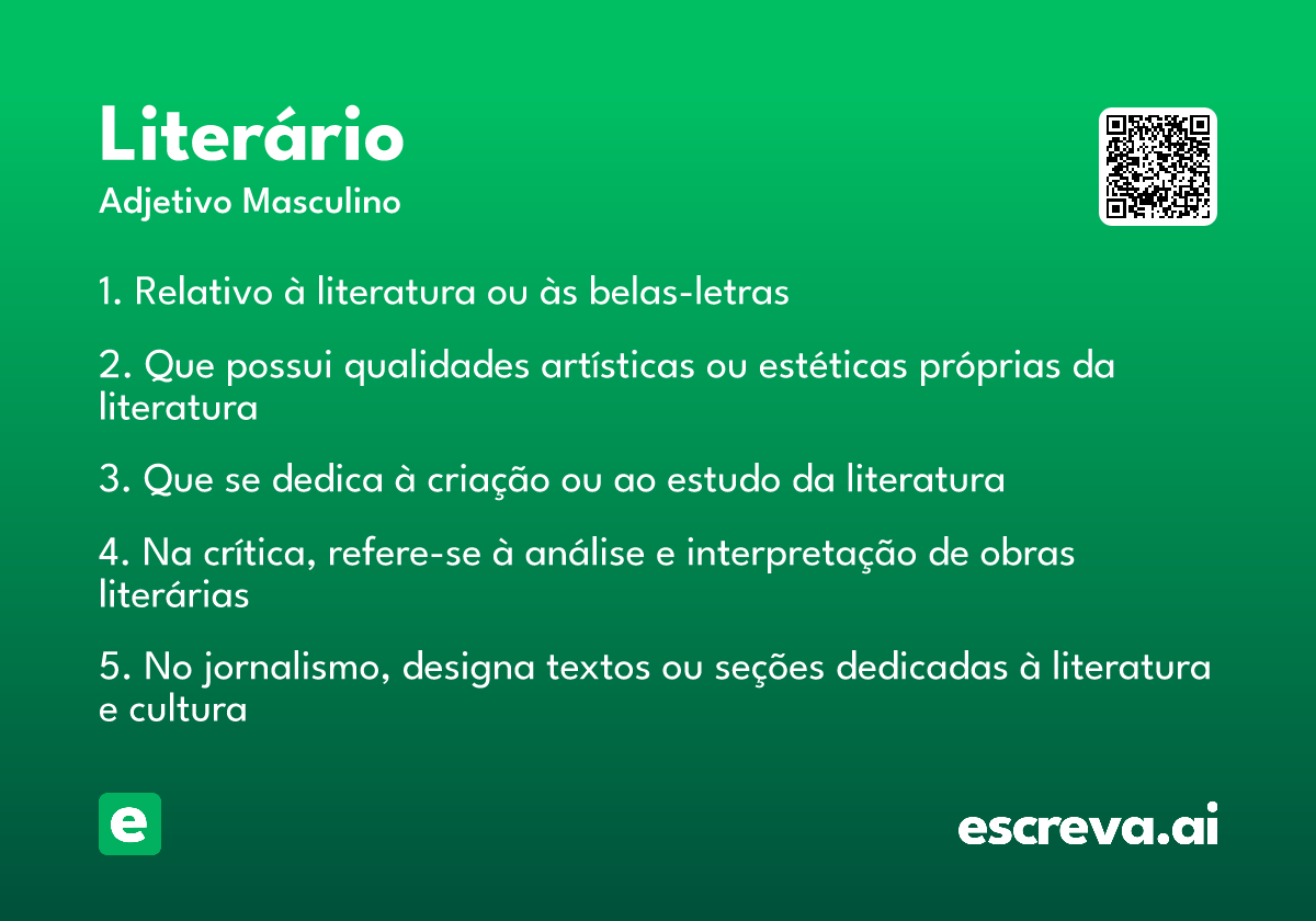 literário