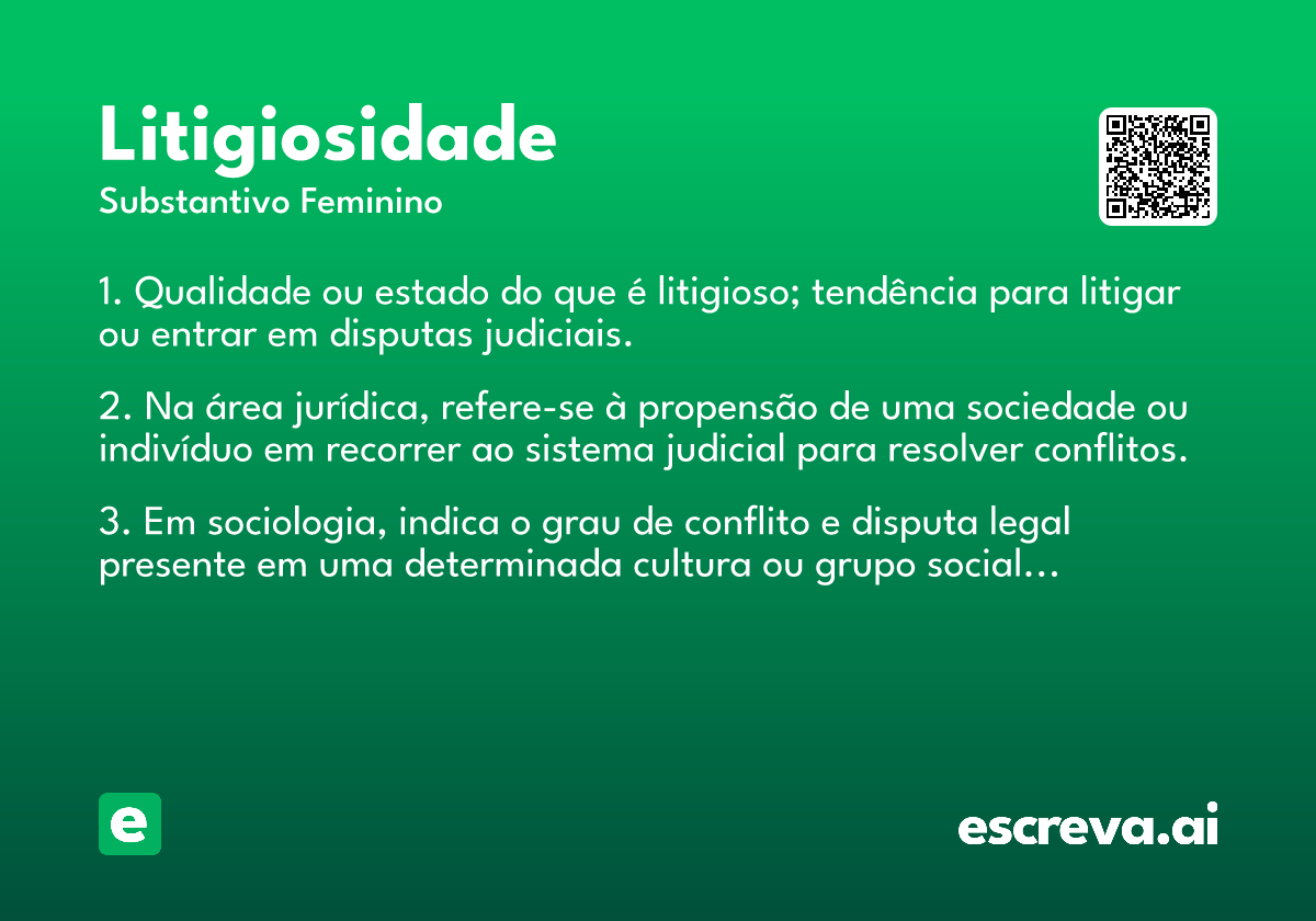 litigiosidade