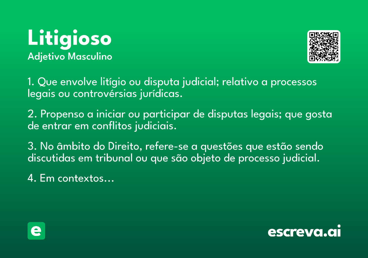 litigioso