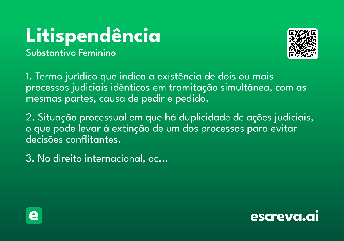 litispendência