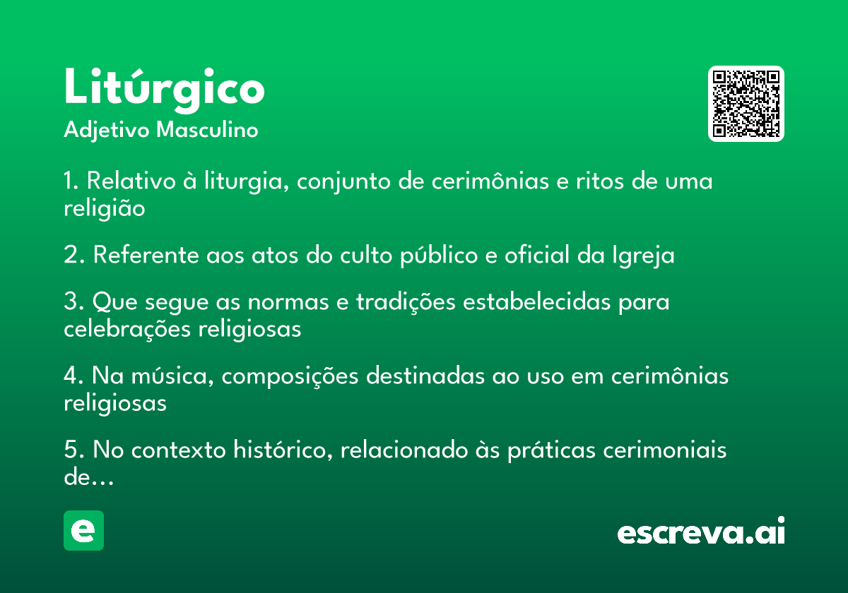 litúrgico