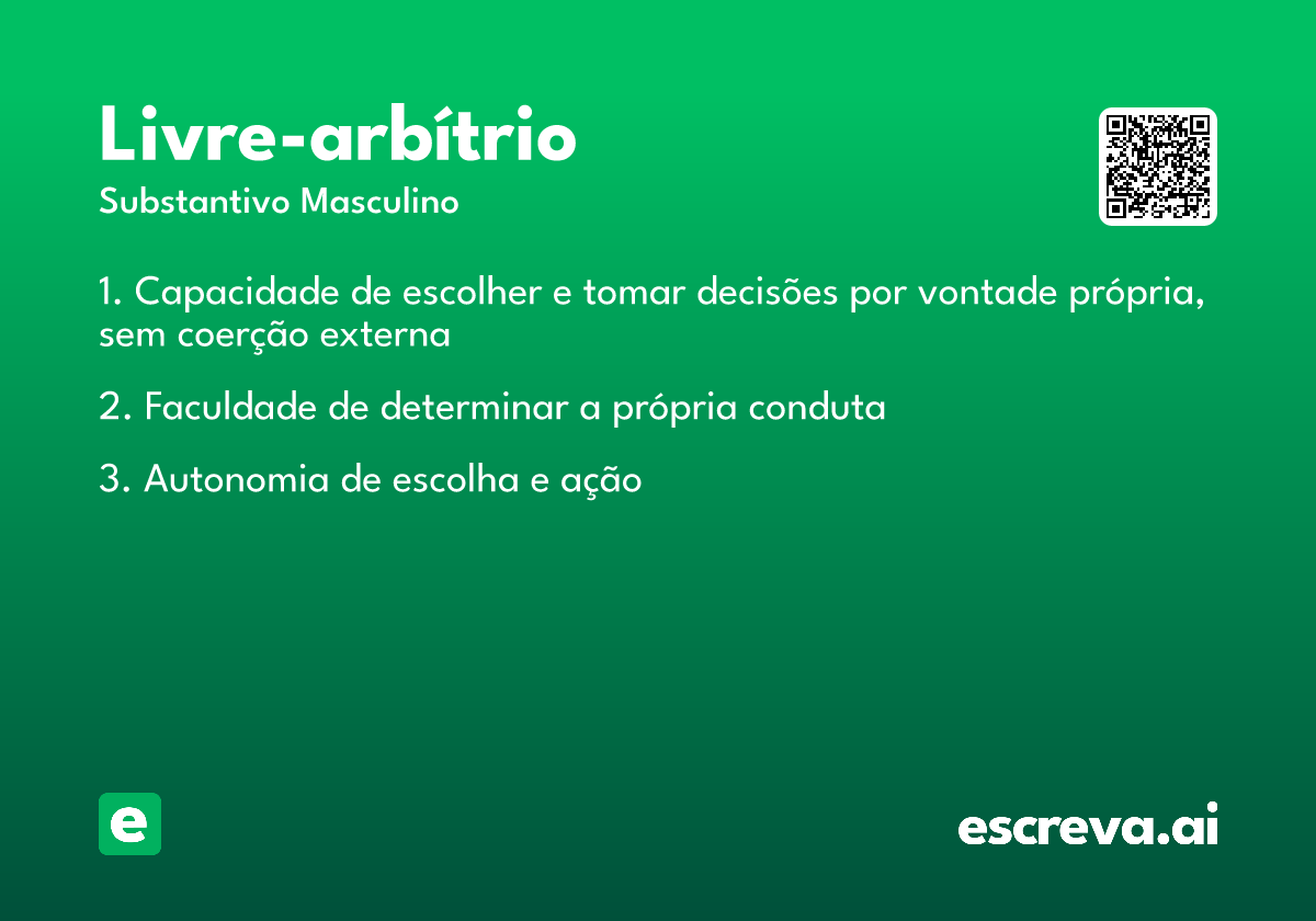 livre-arbítrio