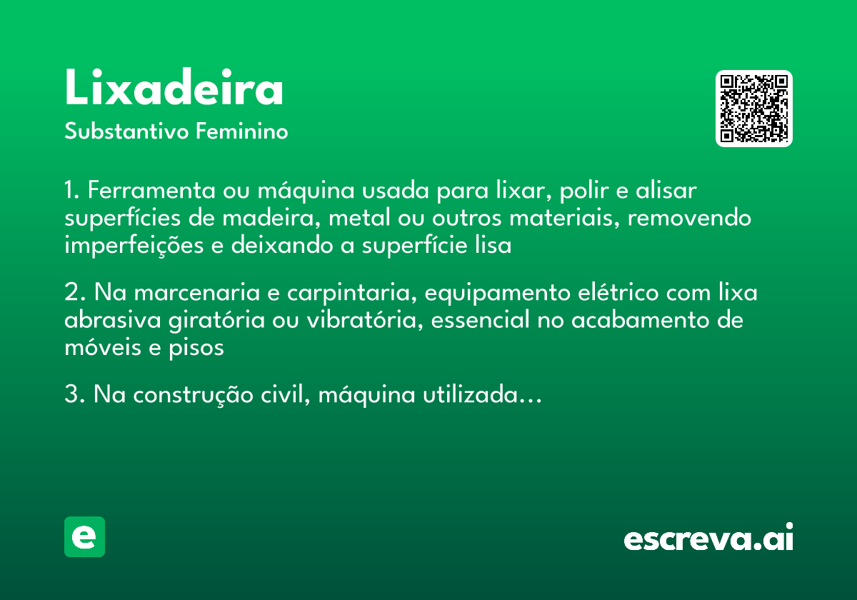 lixadeira