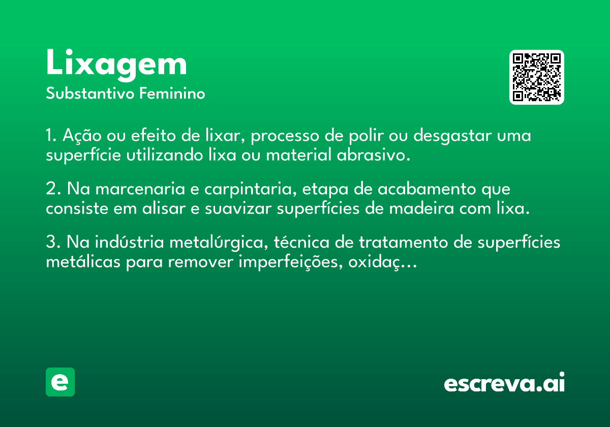 lixagem