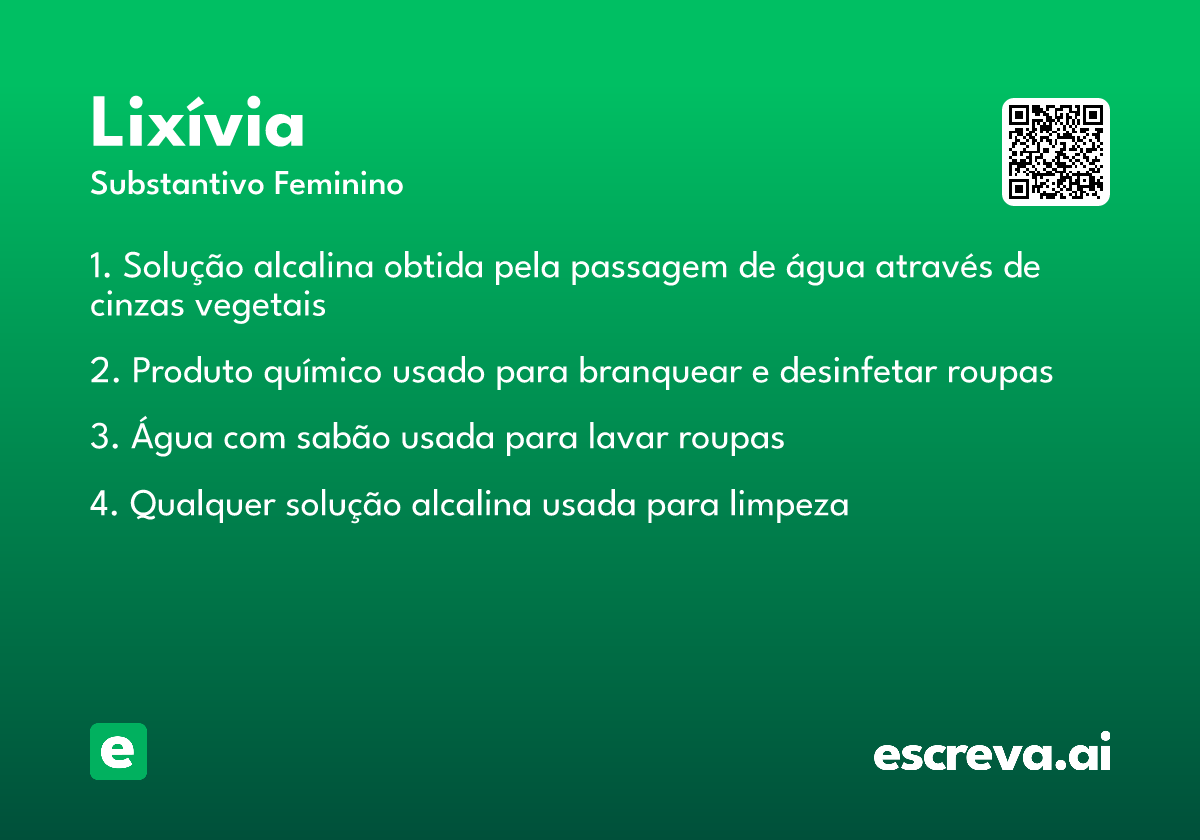 lixívia