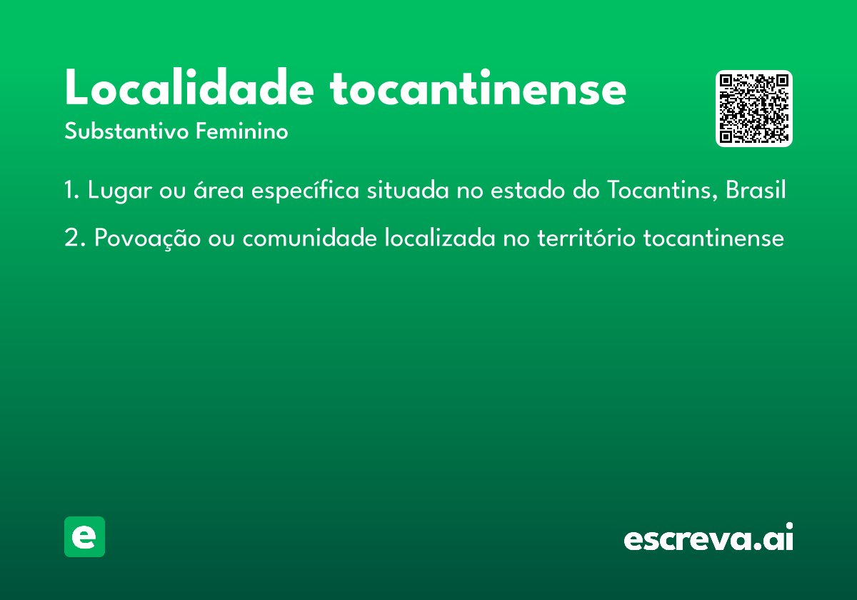 localidade tocantinense
