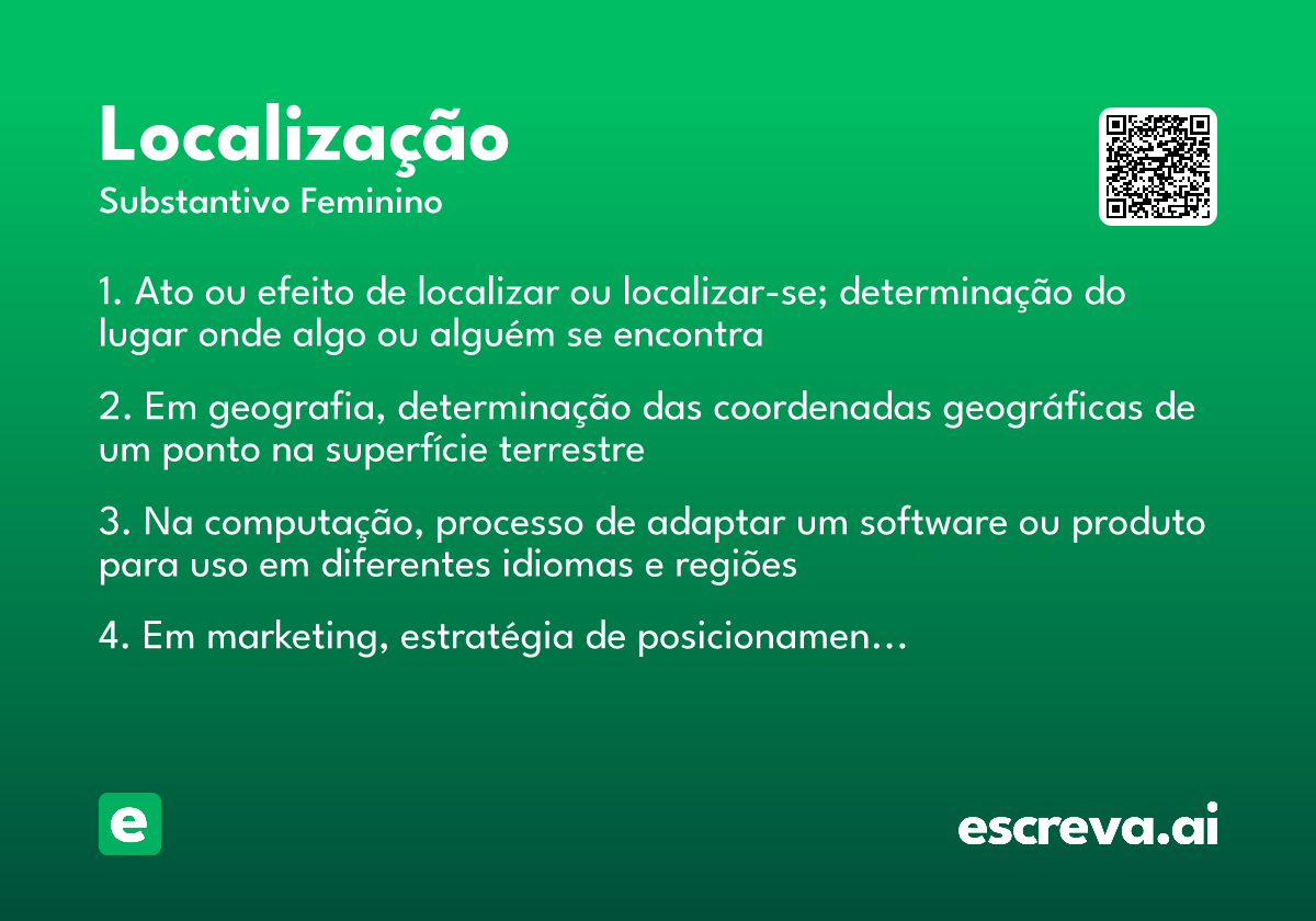 localização