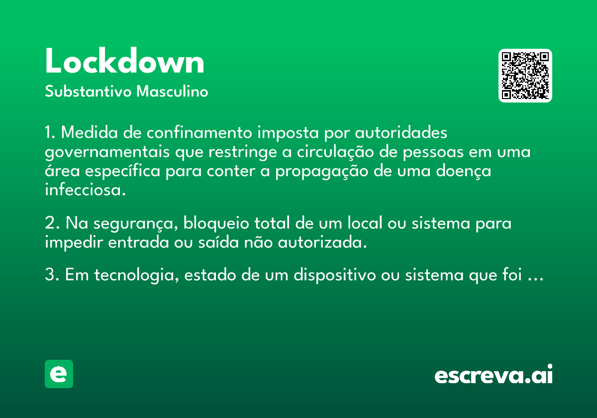 lockdown