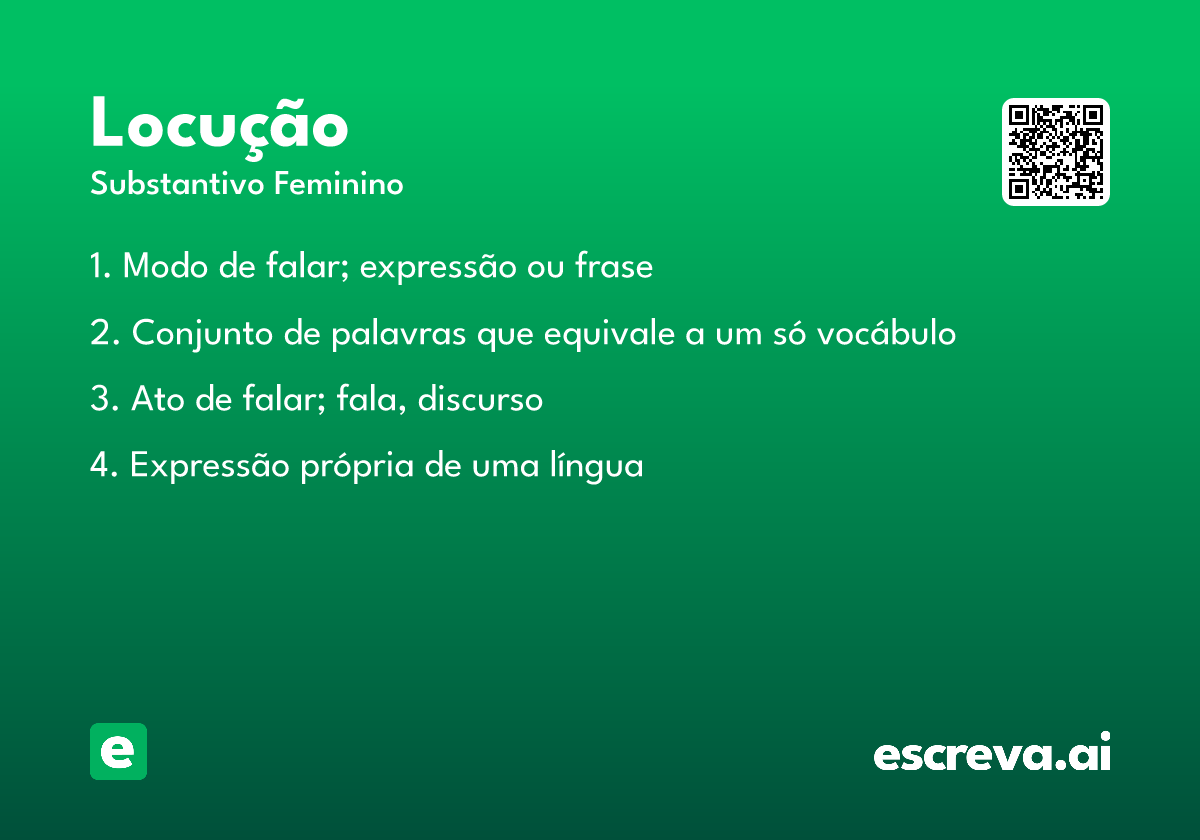 locução