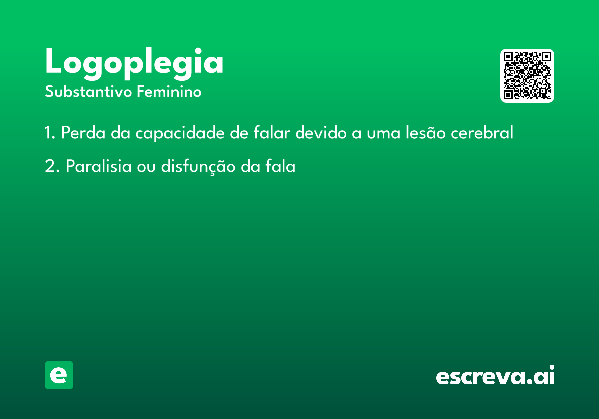 logoplegia