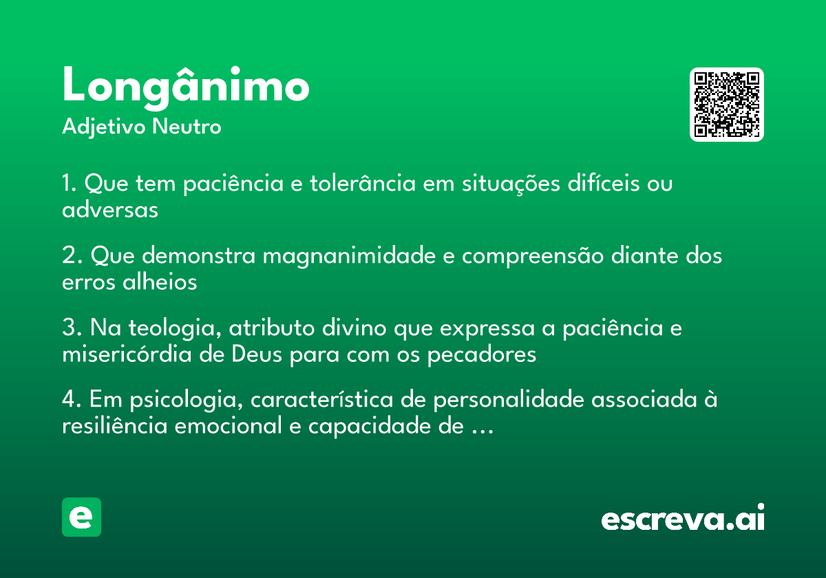 longânimo