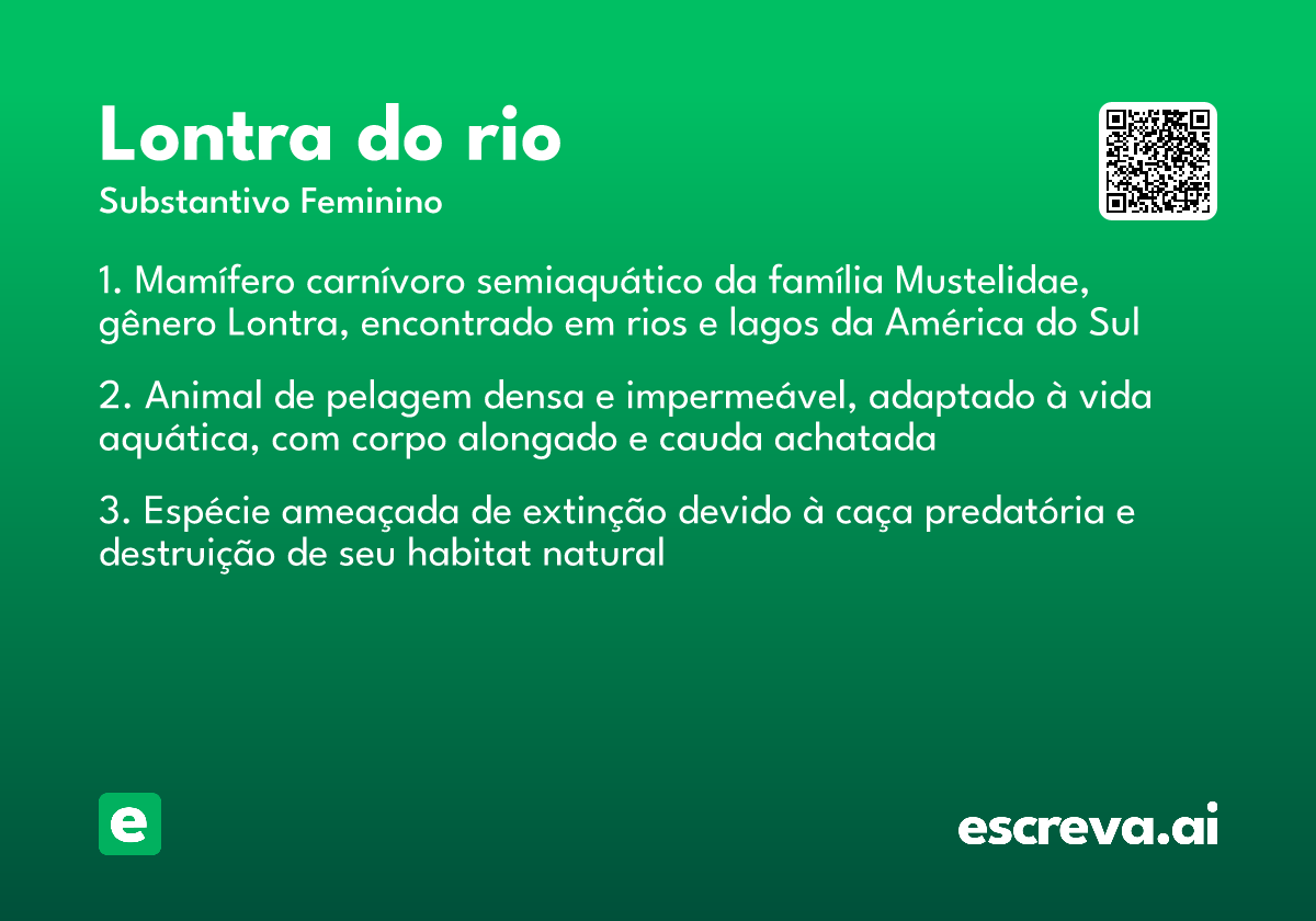 lontra do rio