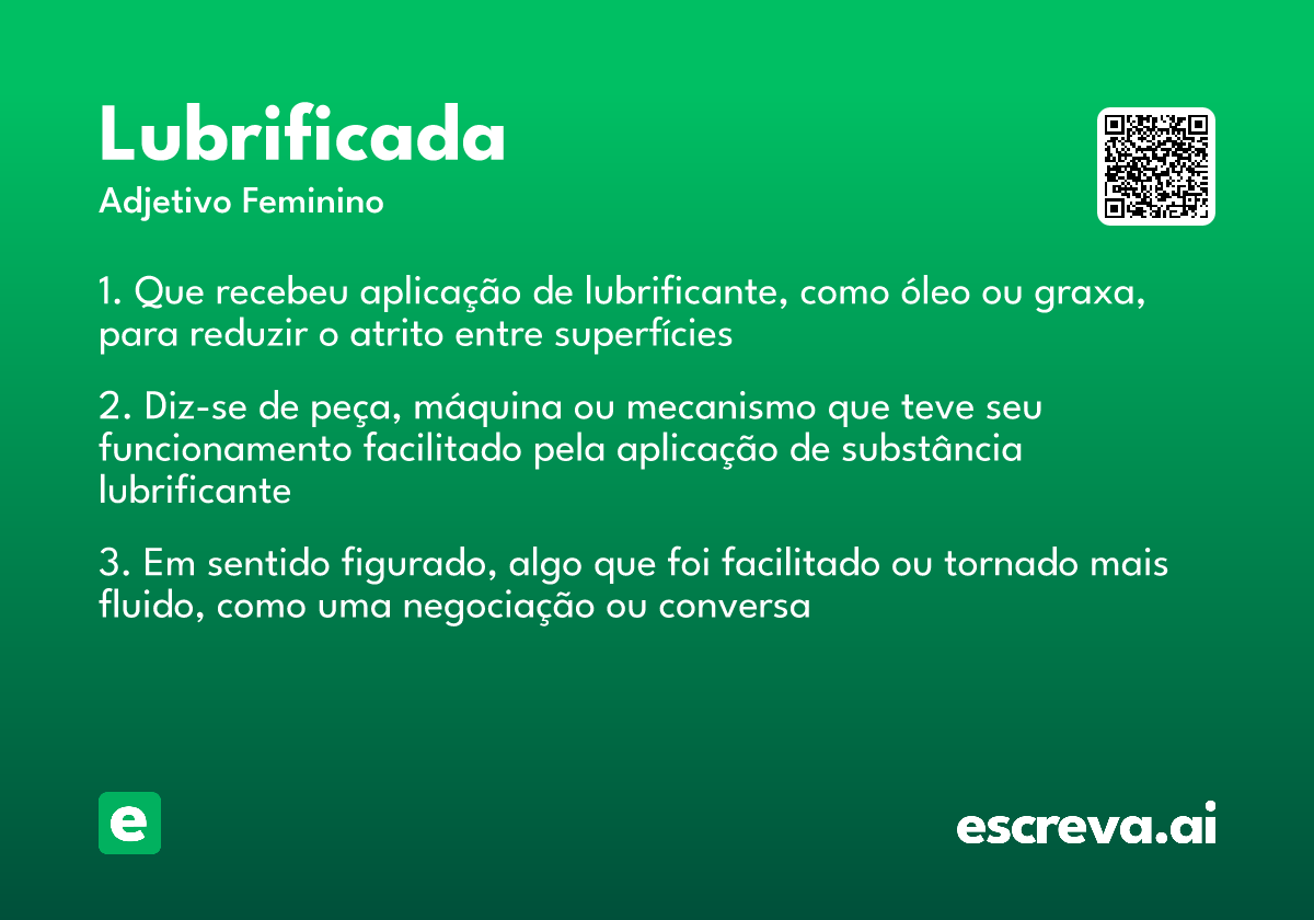 lubrificada