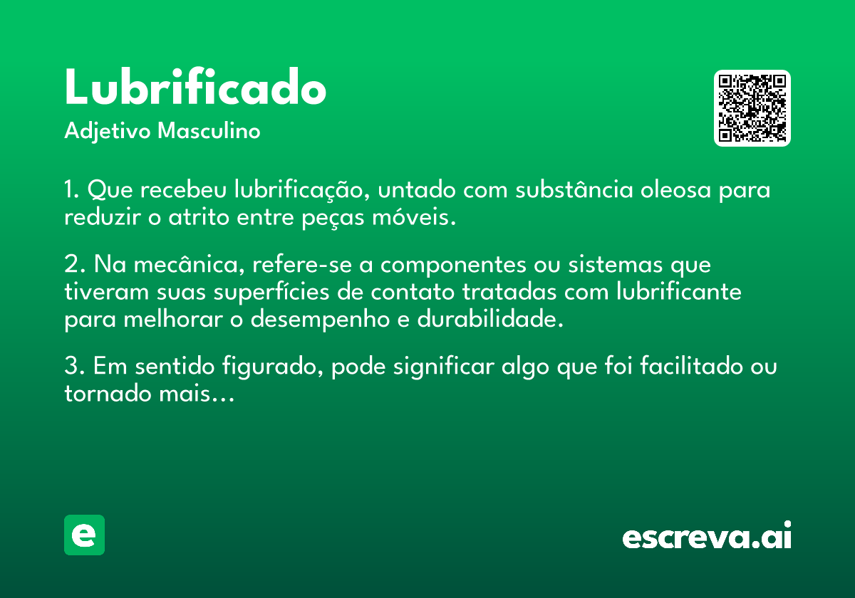 lubrificado