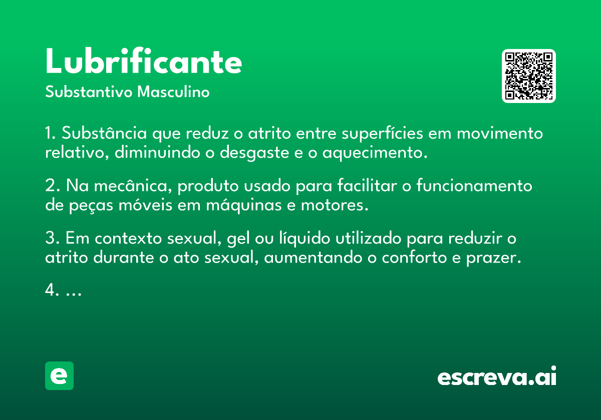 lubrificante