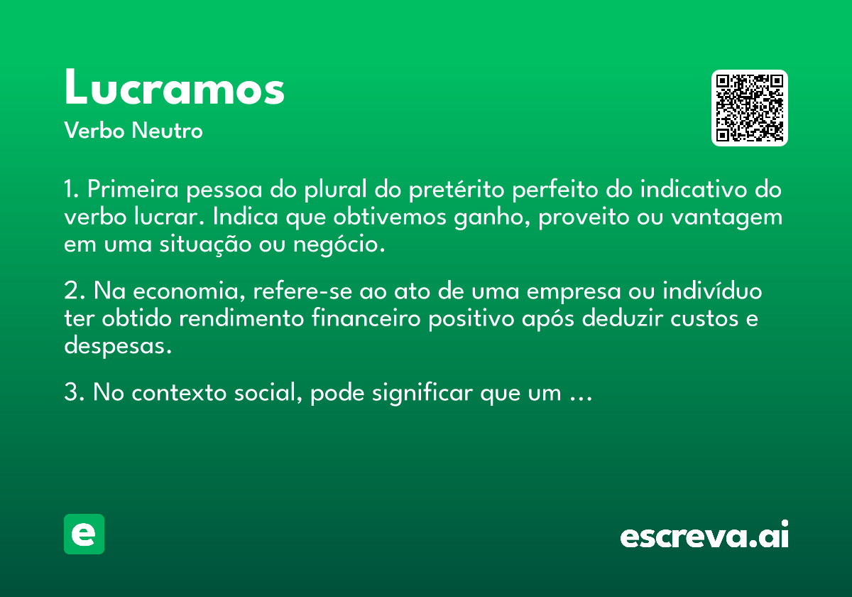 lucramos