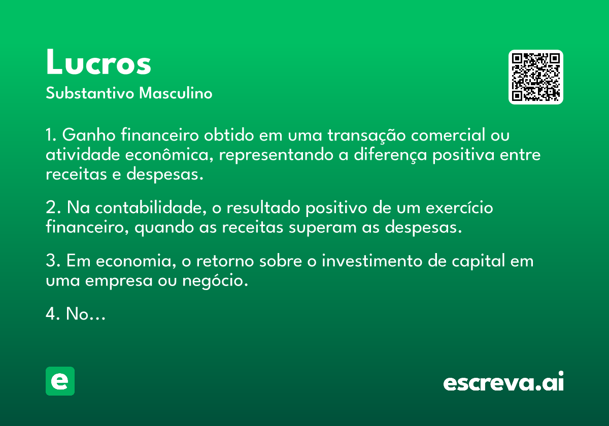 lucros