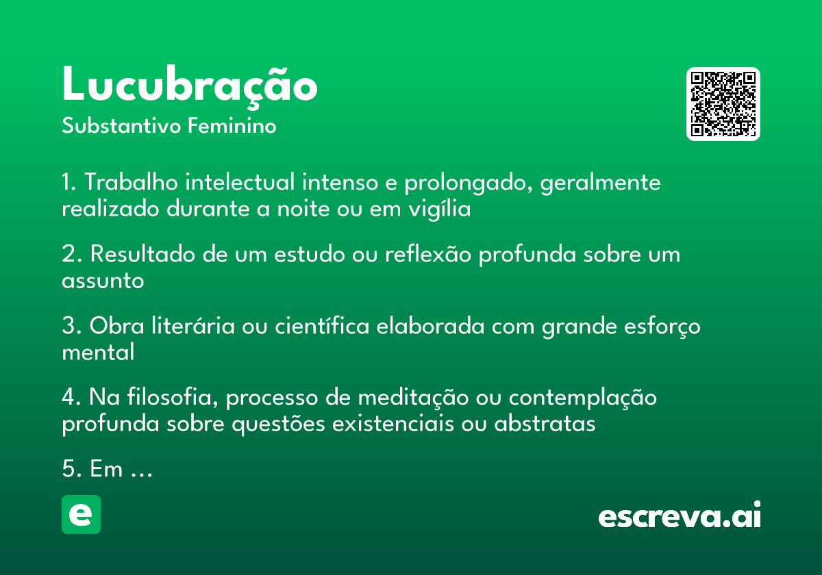 lucubração