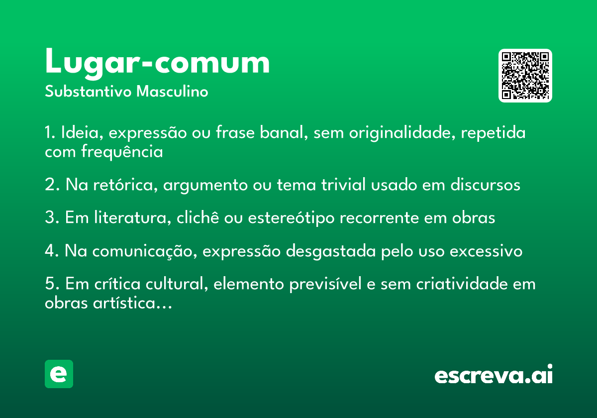 lugar-comum