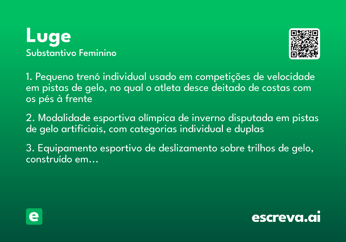luge