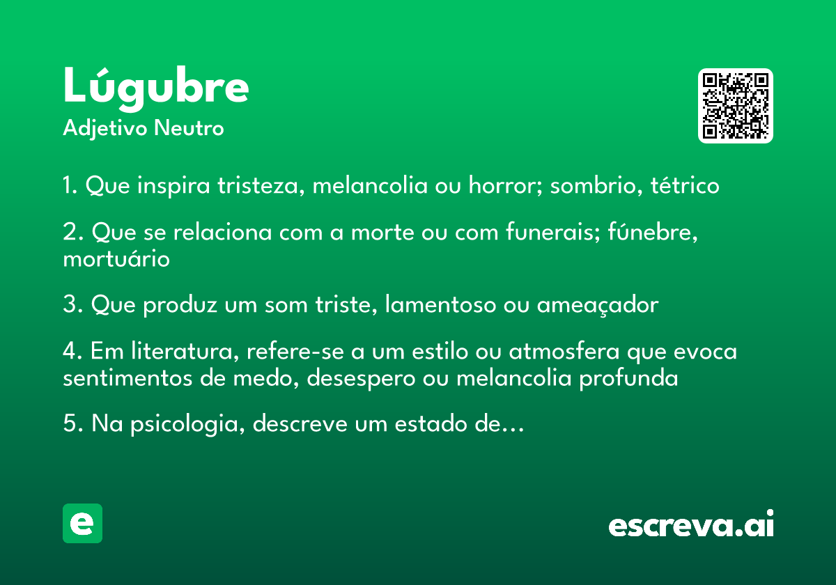 lúgubre