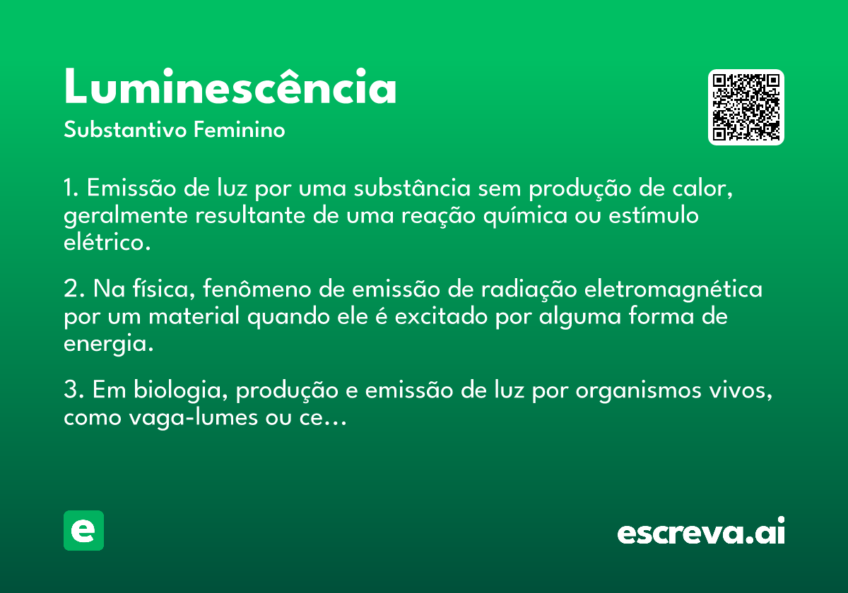 luminescência