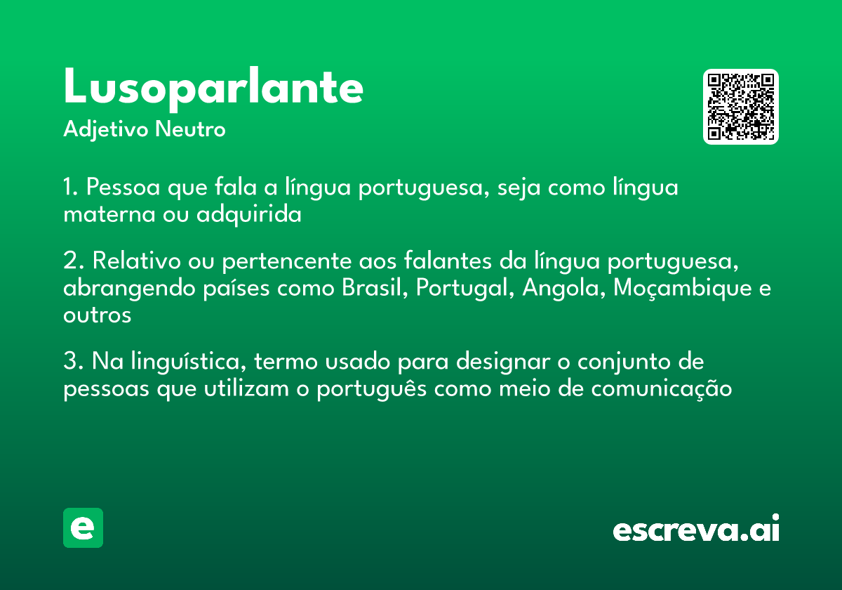 lusoparlante