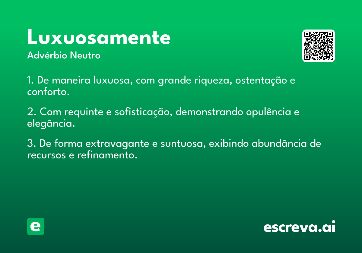luxuosamente