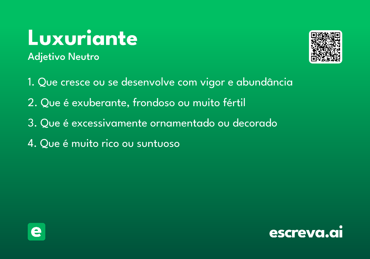 luxuriante