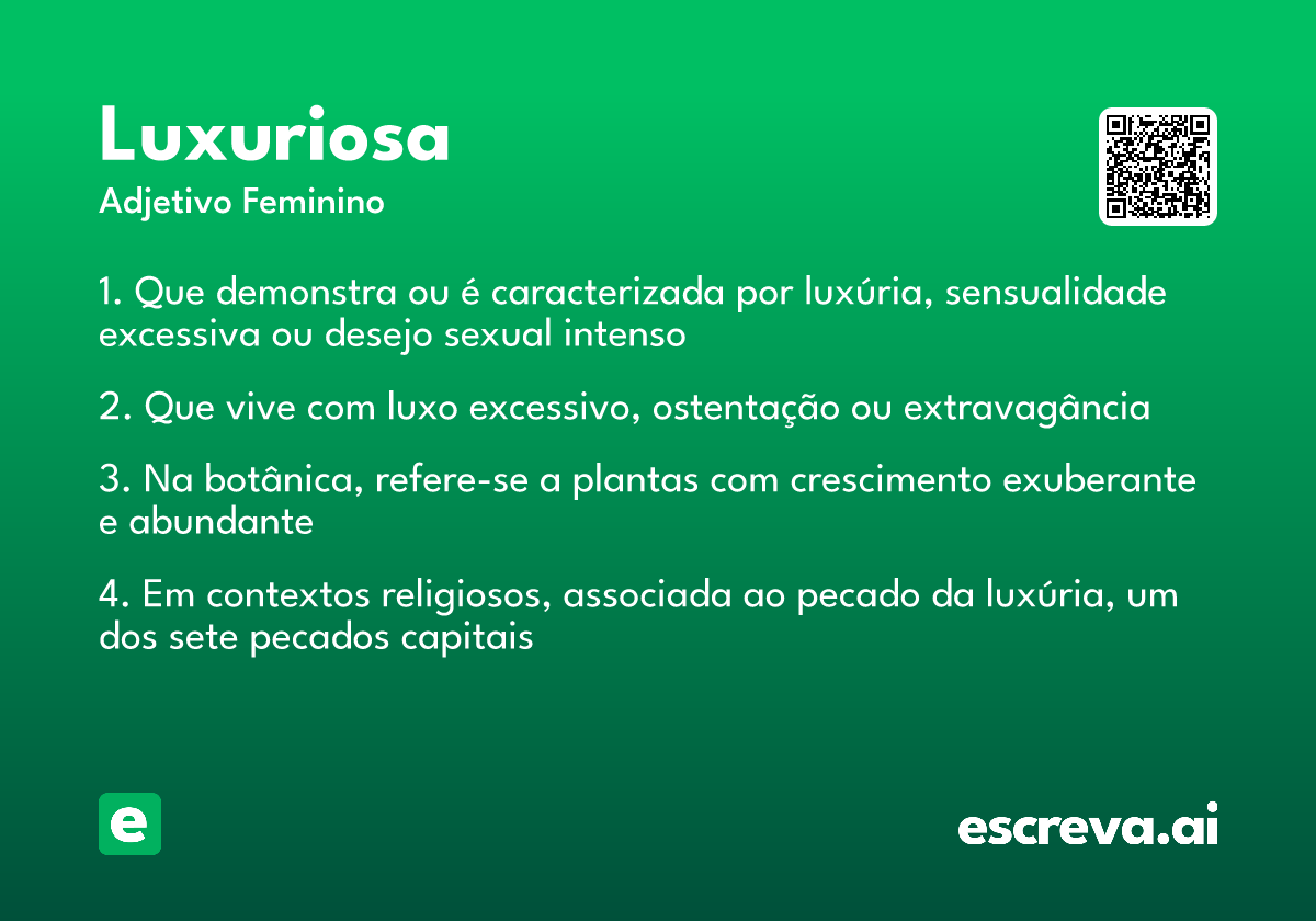 luxuriosa