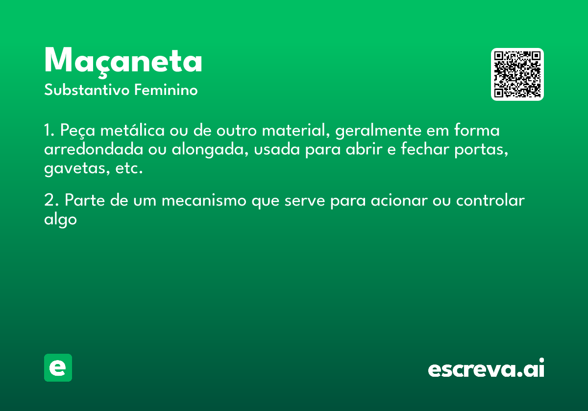 maçaneta