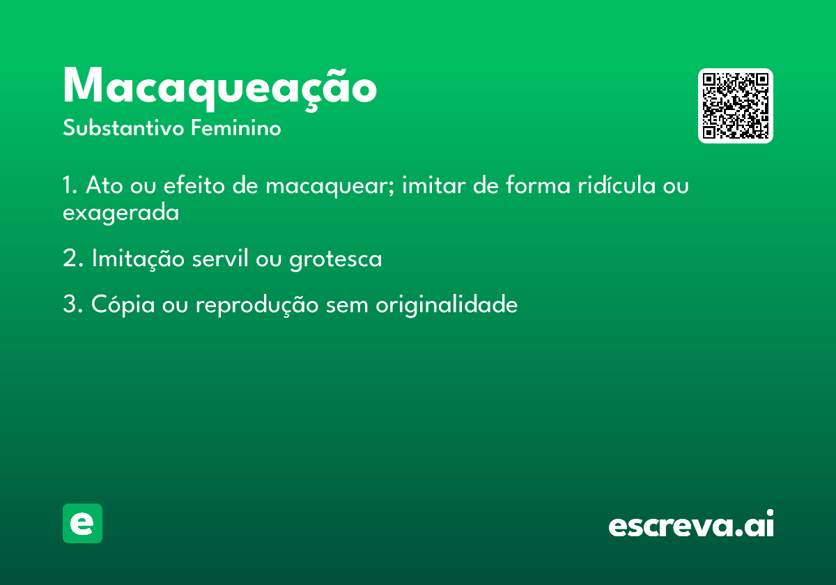 macaqueação
