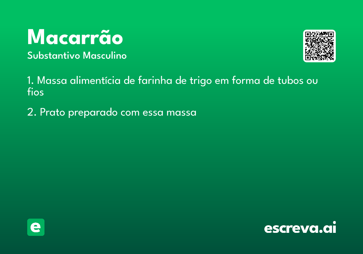 macarrão