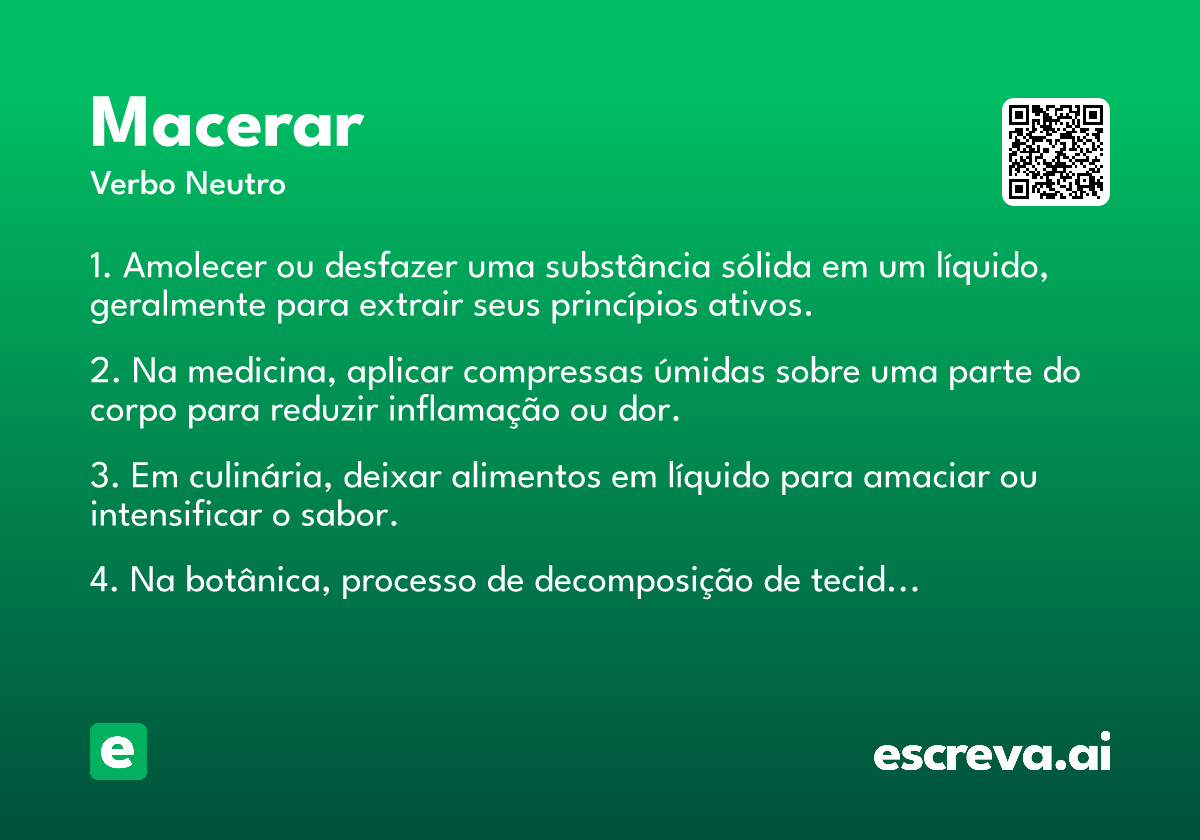 macerar