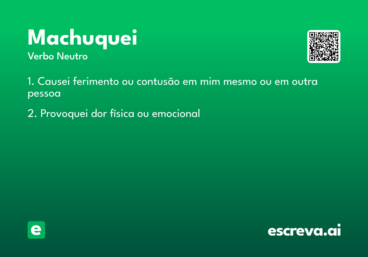machuquei