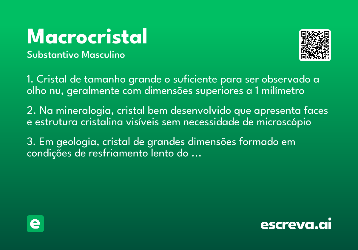 macrocristal