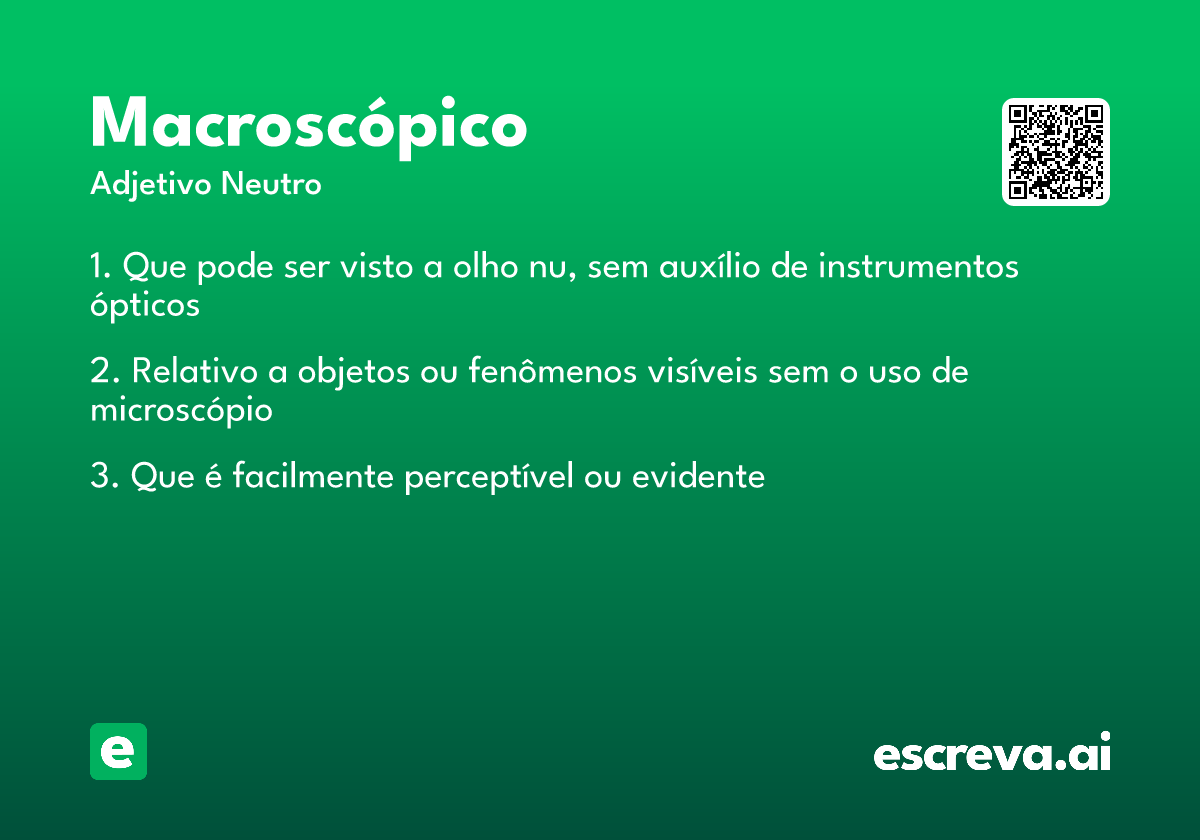 macroscópico